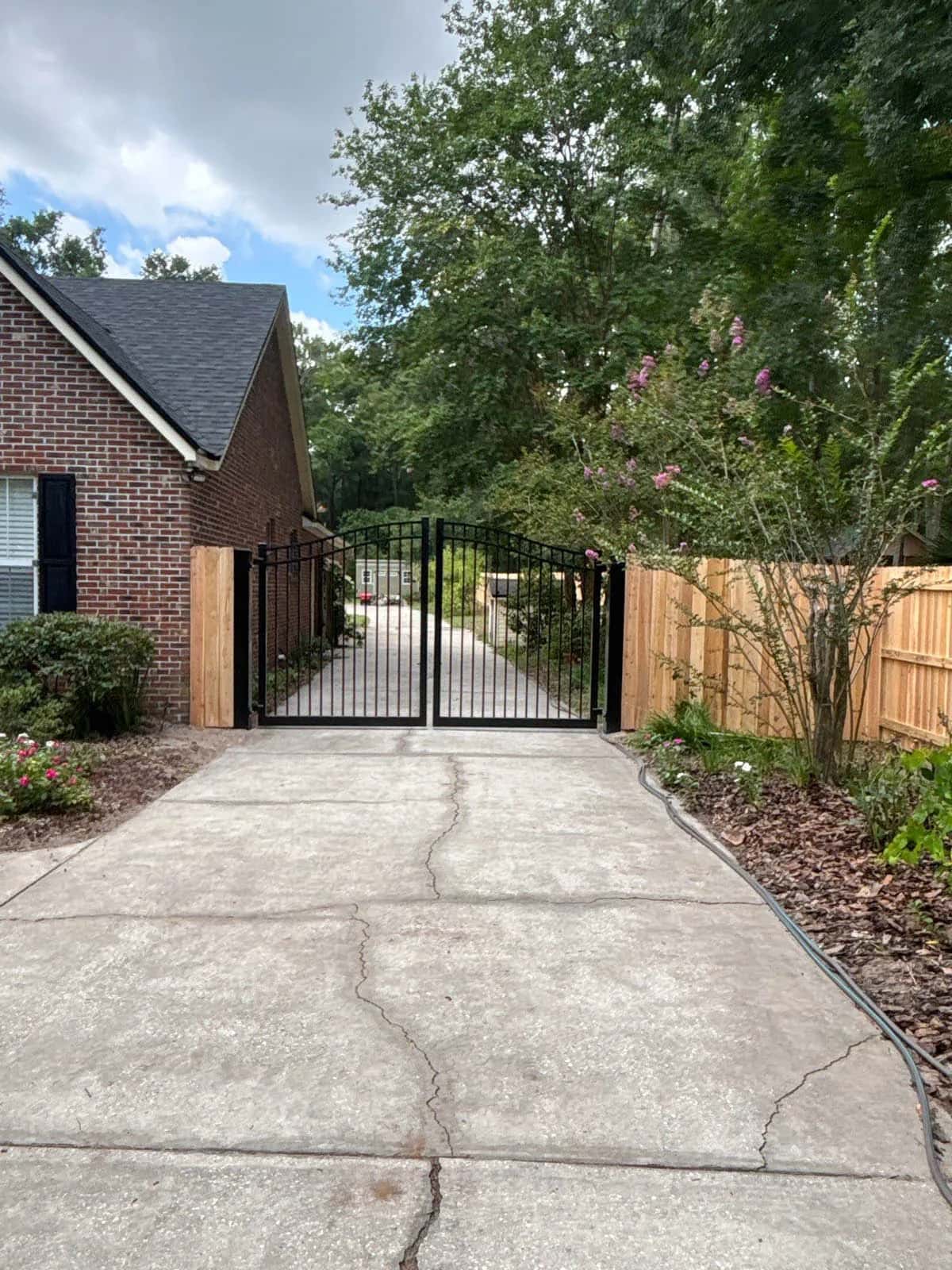 Florida Arched 6 Foot Aluminum Gate