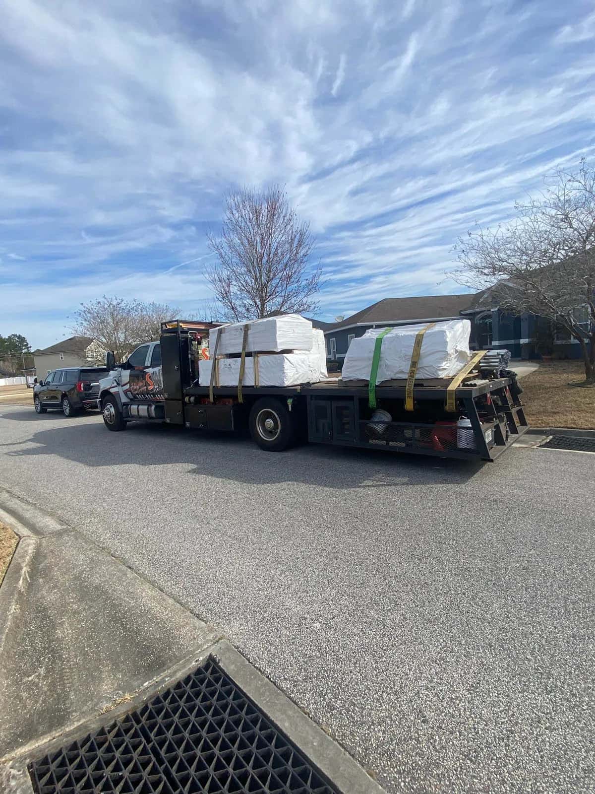 Swi Fence Florida Work Truck Loaded Flatbed 2