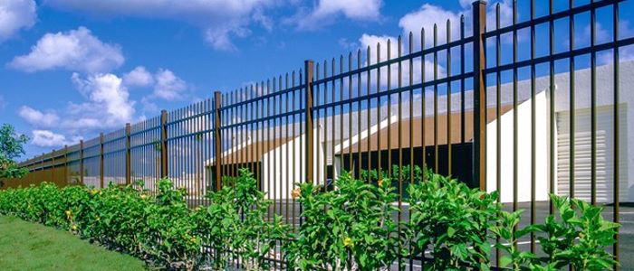 St. Augustine, Florida Commercial Aluminum Industrial Fence