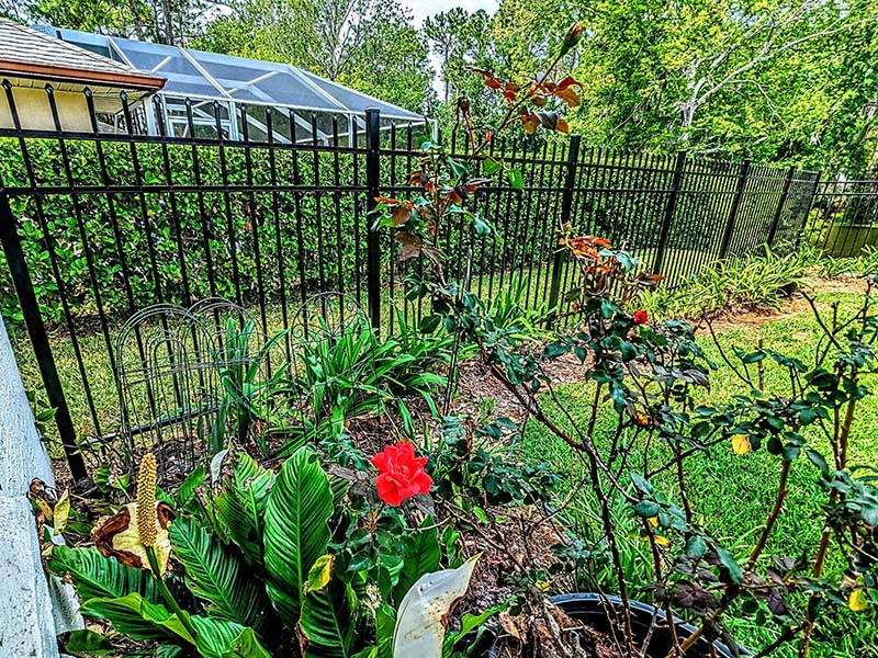 Aluminum decorative fencing in St. Augustine Florida