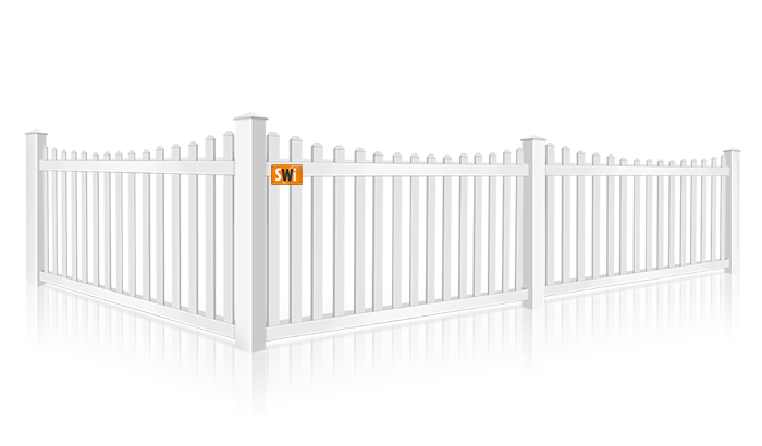 Vinyl decorative fencing in St. Augustine Florida