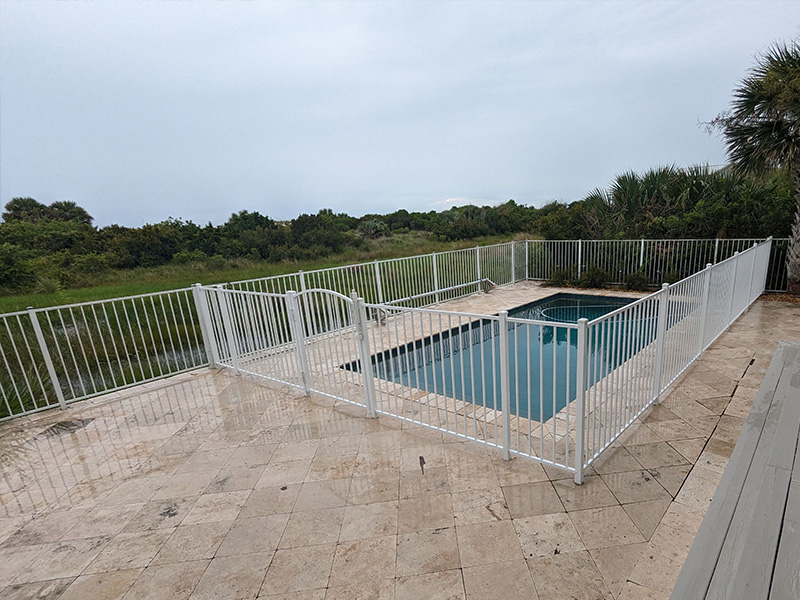 Aluminum Pool fencing in St. Augustine Florida