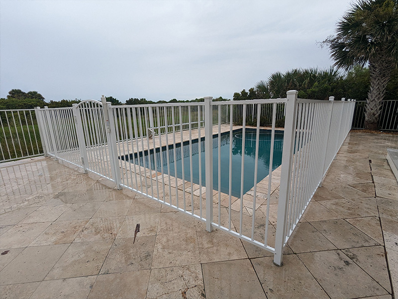 Aluminum Pool fencing in St. Augustine Florida