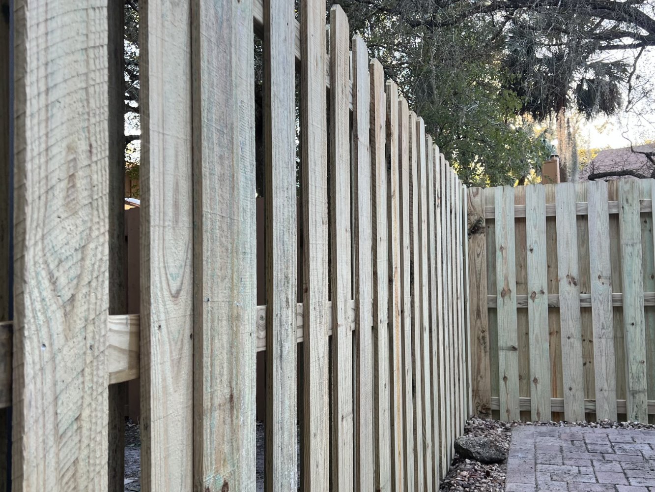 wood fence Butler Beach Florida