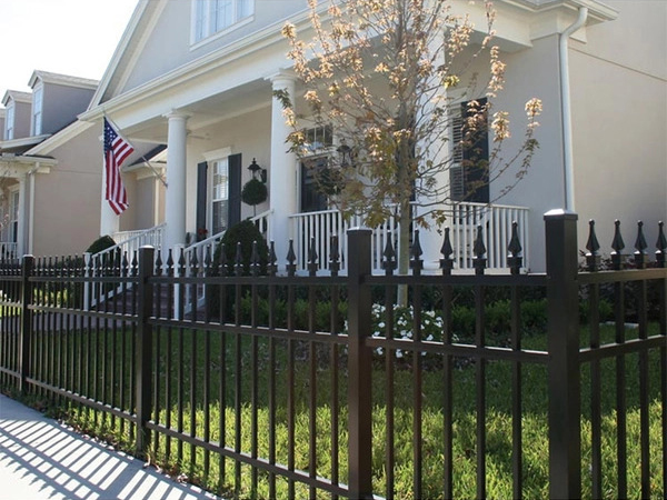 Aluminum residential fence in St. Augustine Florida