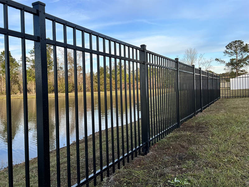 St. Augustine Florida aluminum 3 rail fence contractors