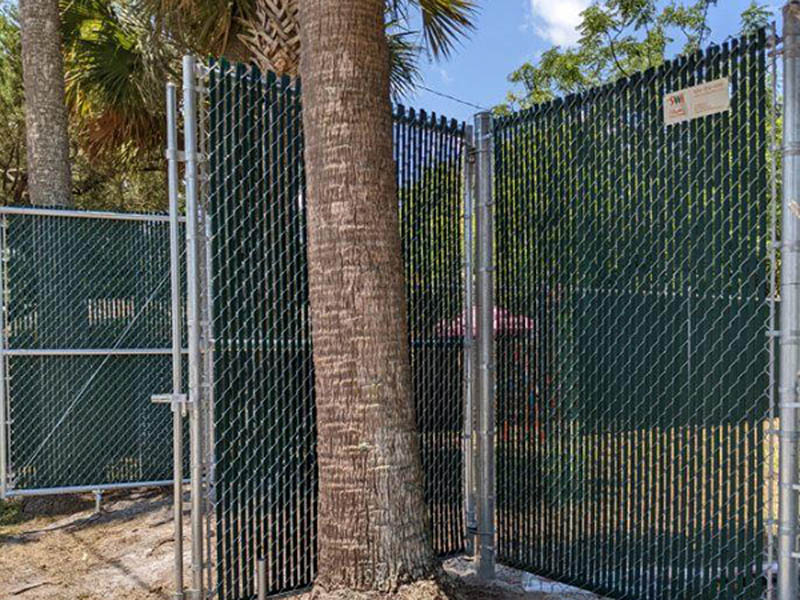St. Augustine Florida semi-private chain link fence contractors