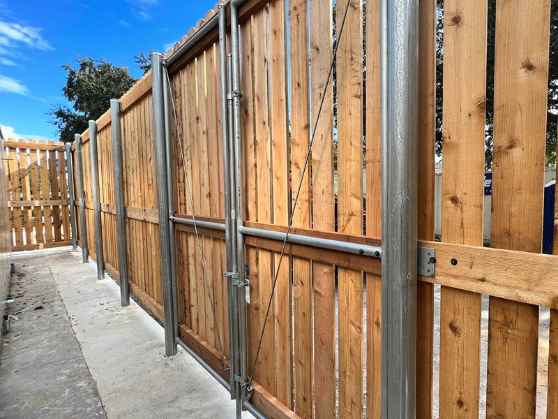 Commercial wood fence installation company in St. Augustine Florida