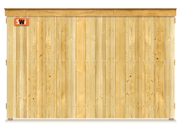 Cap & Trim Top - Wood Privacy Fence Option for St. Augustine,  Florida homeowners