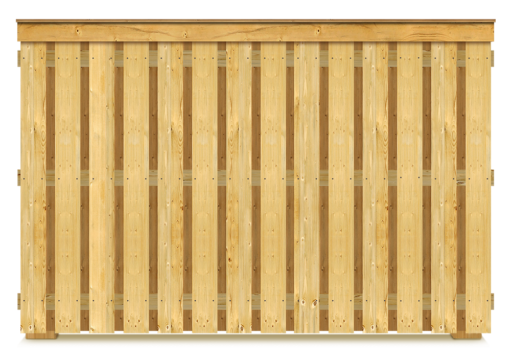Shadowbox Fence Option for St. Augustine,  Florida homeowners