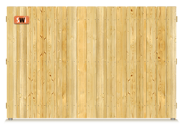 Straight Top Cut - Wood Privacy Fence Option for St. Augustine,  Florida homeowners